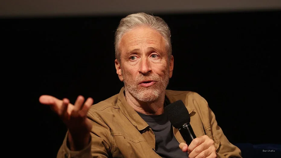 Jon Stewart rages over Trump 'slush fund' for allies' legal battles as another 'F--- you troll'